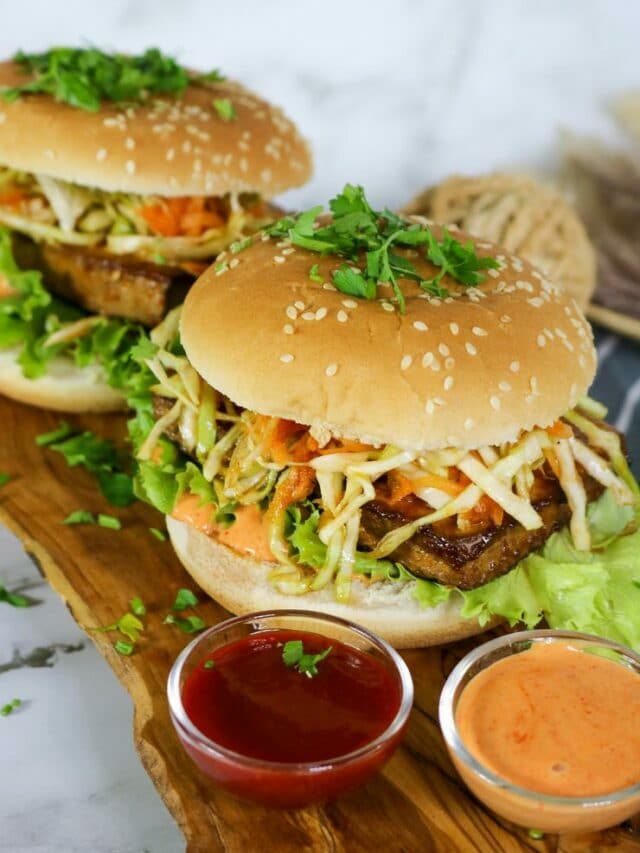 Vegan Tofu Burgers Recipe Story